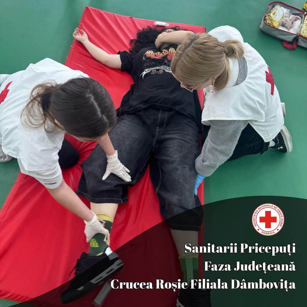 Concursul „Sanitarii Pricepuți” – etapa județeană Dâmbovița, și-a desemnat câștigătorii 