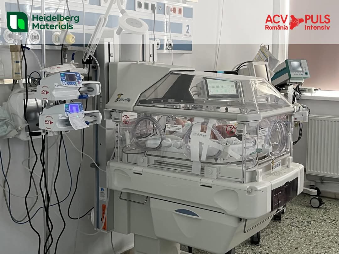 Secția de Terapie Intensivă Nou-Născuți din Târgoviște, echipată cu aparatură modernă pentru salvarea prematurilor