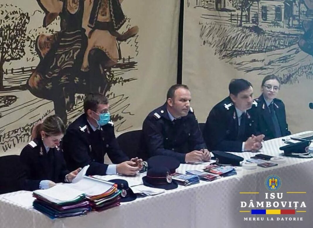 Siguranța comunității dâmbovițene, pusă pe primul loc de ISU Dâmbovița