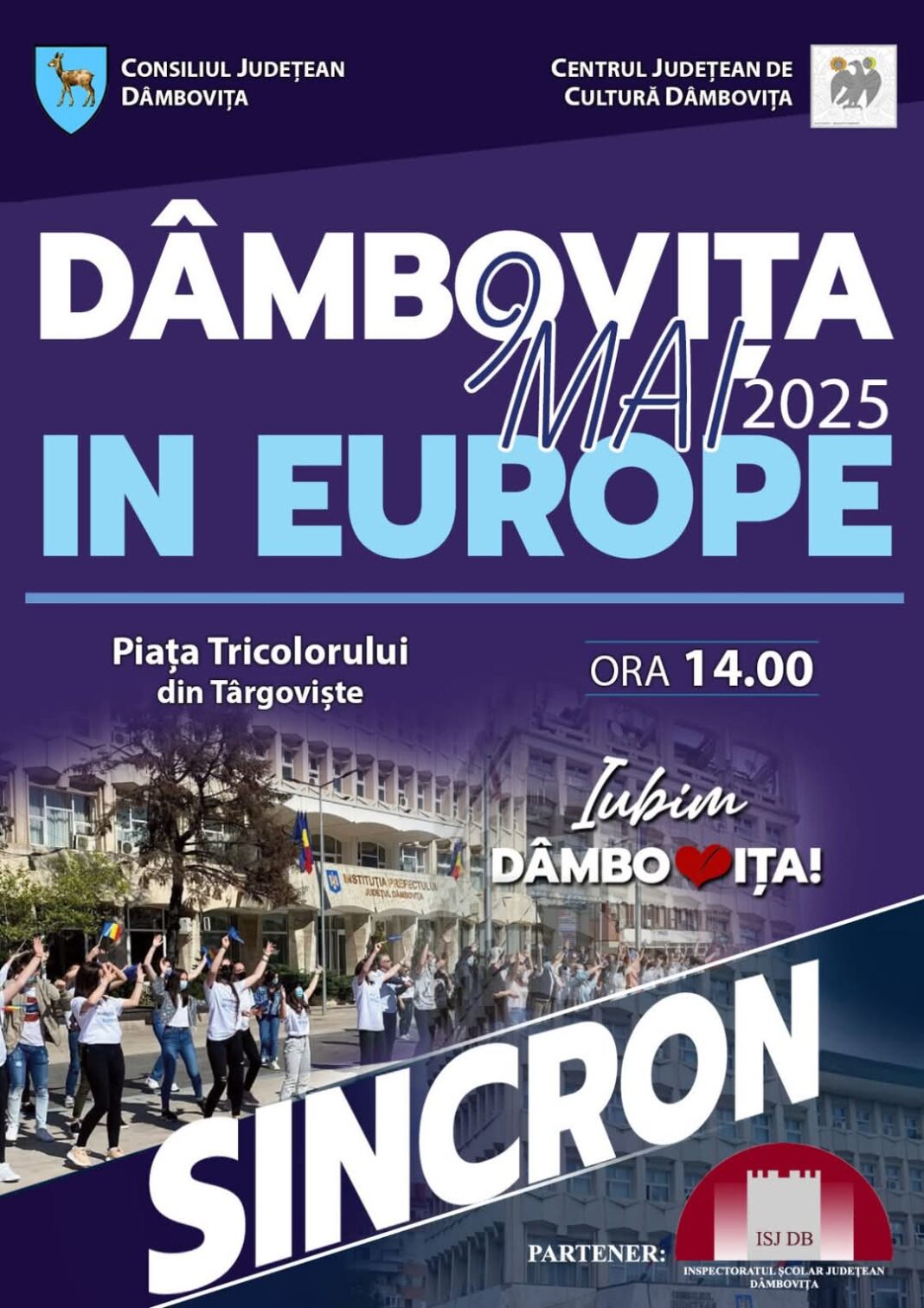 Sincron artistic de Ziua Europei în Târgoviște