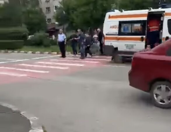 Zebra groazei: Accident rutier în Târgoviște, un minor de 12 ani a fost rănit pe o trecere de pietoni de pe Calea Domnească
