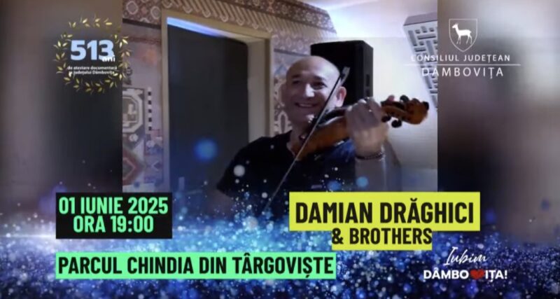 „Zilele Județului Dâmbovița”, ediția a IV-a aduce muzică, tradiție și voie bună între 30 mai și 4 iunie 2025 „Zilele Județului Dâmbovița”, ediția a IV-a aduce muzică, tradiție și voie bună între 30 mai și 4 iunie 2025