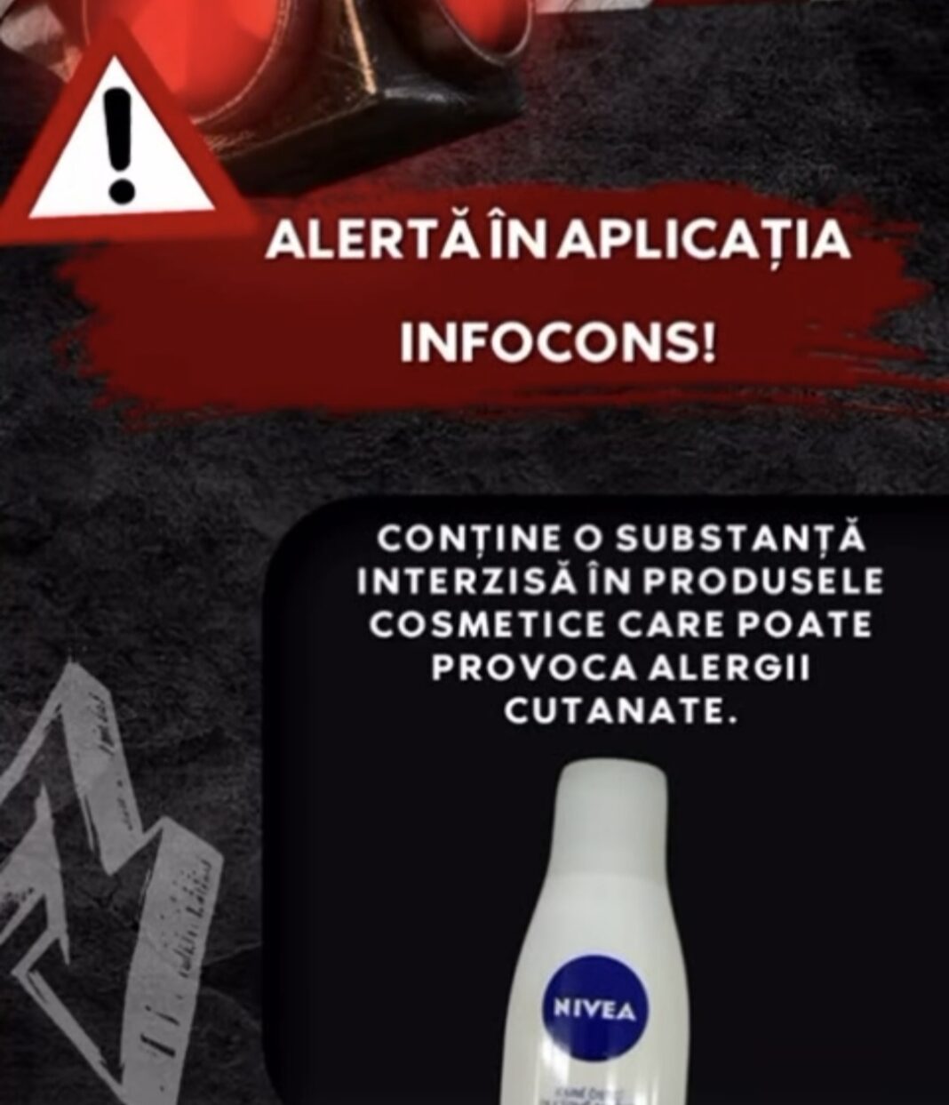 Alertă pentru consumatori: Loțiunea NIVEA pentru piele uscată conține un ingredient interzis în UE
