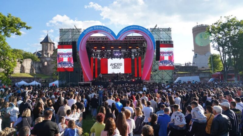 Andrei Ursu, Irina Rimes și Theo Rose au electrizat Zilele Județului Dâmbovița