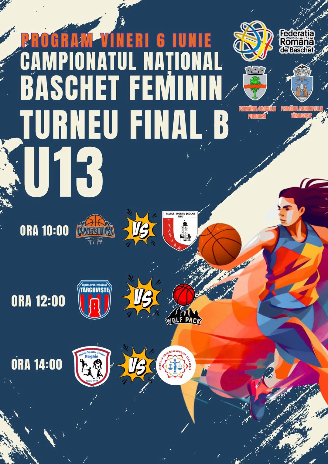CCȘ Târgoviște, 4 victorii din 4 meciuri în turneul final U13