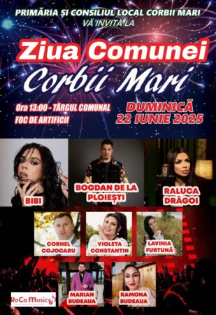 Comuna Corbii Mari se pregătește de sărbătoare, Ziua Comunei va avea loc pe 22 iunie Comuna Corbii Mari se pregătește de sărbătoare, Ziua Comunei va avea loc pe 22 iunie