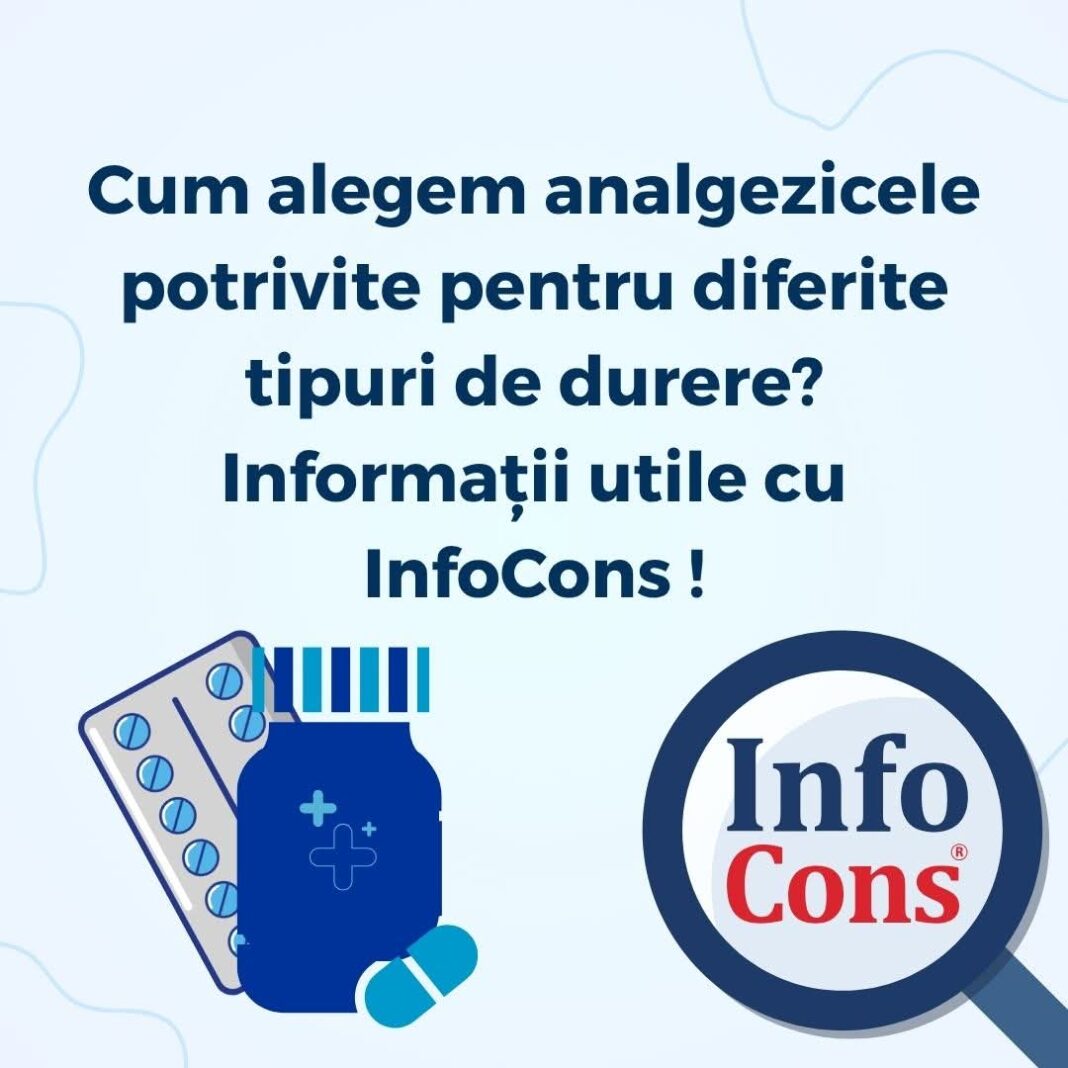 Cum alegi corect analgezicul potrivit: Sfaturi esențiale de la InfoCons 