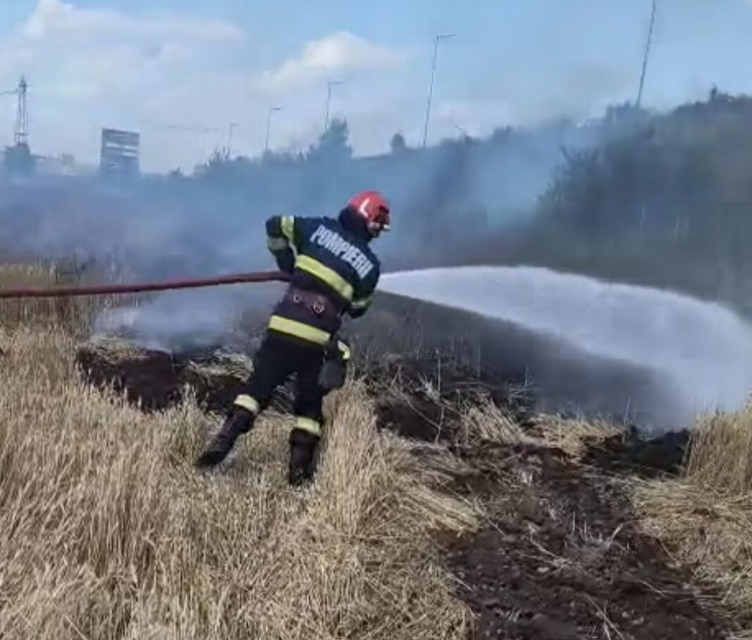 Pericolul incendiilor de vegetație crește pe timp de caniculă: ISU Dâmbovița transmite recomandări esențiale