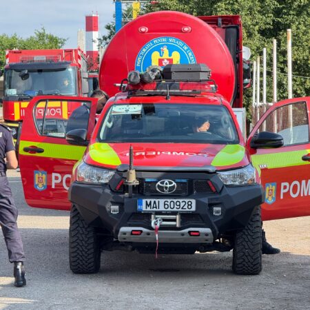 Pompierii români intervin în Franța: 40 de salvatori pre-poziționați pentru stingerea incendiilor de pădure