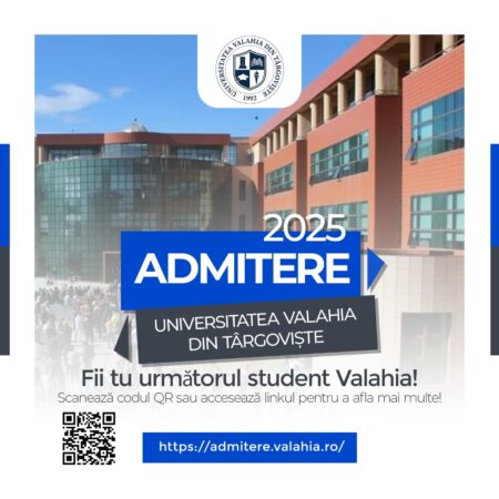 Universitatea Valahia din Târgoviște dă startul admiterii pentru 2025! Universitatea Valahia din Târgoviște dă startul admiterii pentru 2025!