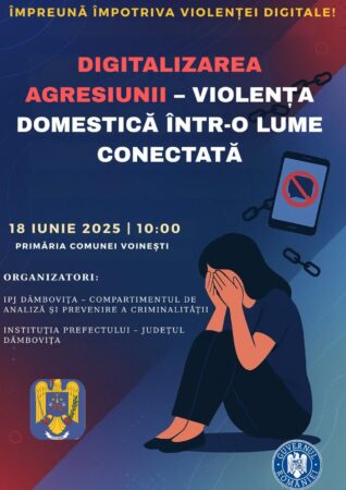 Voinești devine gazda unui eveniment regional dedicat combaterii violenței digitale și promovării siguranței în comunitate Voinești devine gazda unui eveniment regional dedicat combaterii violenței digitale și promovării siguranței în comunitate