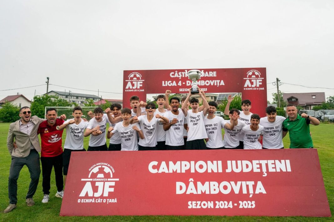 Voința Crevedia, dublă campioană națională la fotbal juvenil