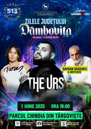 Zilele Județului Dâmbovița: Astăzi, ateliere, concerte, artificii și emoție Zilele Județului Dâmbovița: Astăzi, ateliere, concerte, artificii și emoție