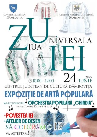 Ziua Universală a Iei va fi sărbătorită la Târgoviște printr-un eveniment dedicat tradiției românești