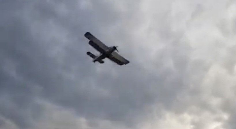 A doua acțiune de dezinsecție prin pulverizare aeriană în municipiul Târgoviște