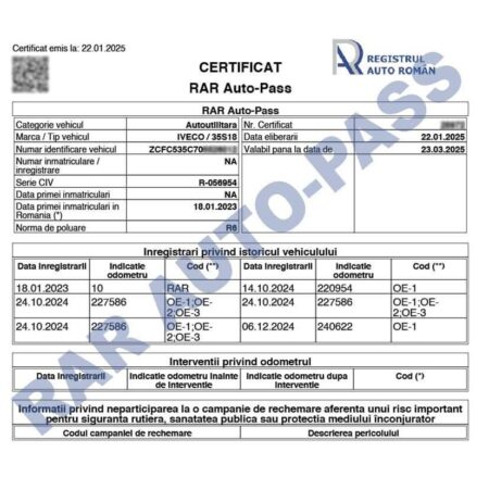 Atenție la certificatele RAR Auto-Pass false!: Documentul oficial poate fi obținut doar de la RAR