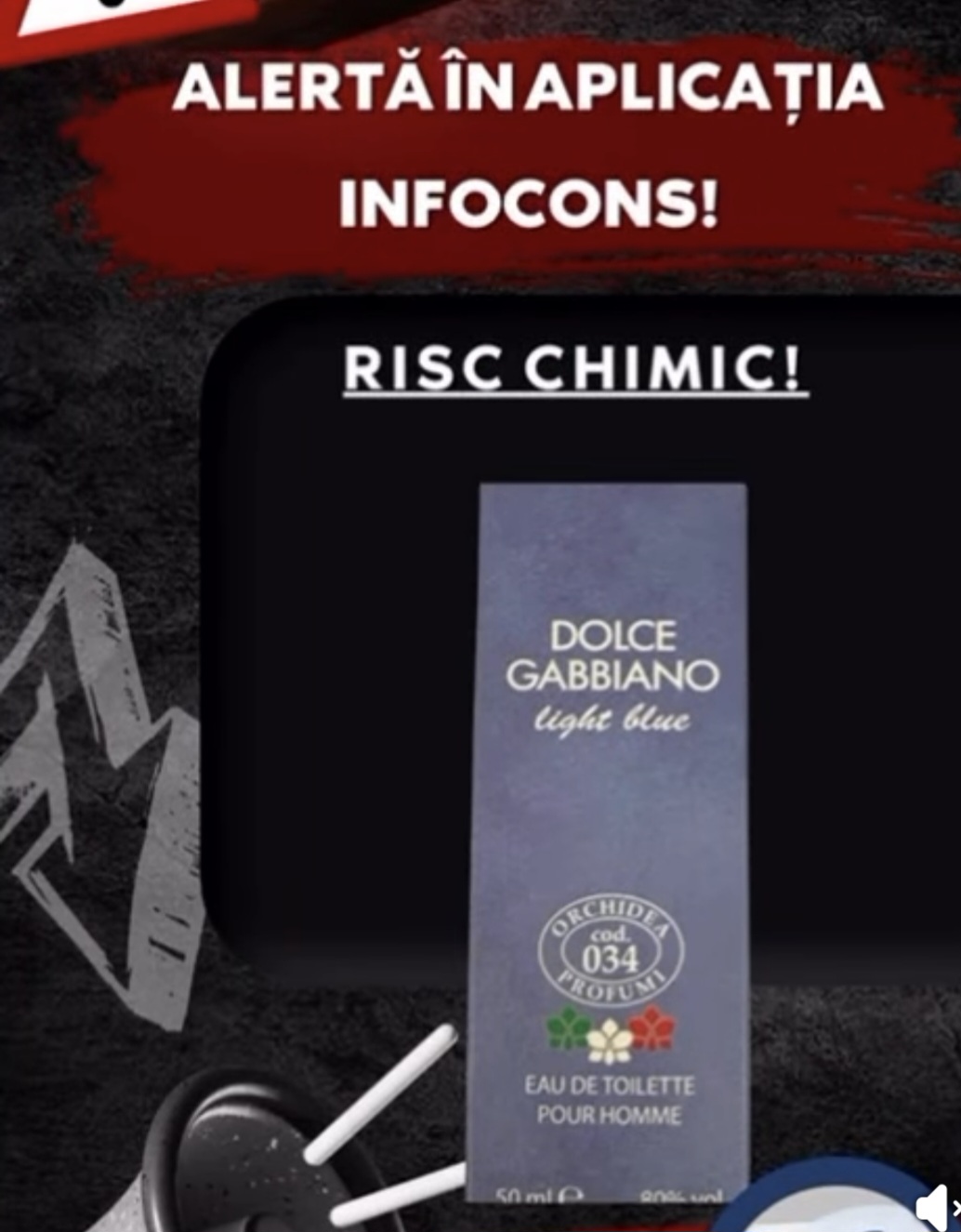 Avertisment InfoCons: Apă de toaletă Orchidea Profumi, retrasă de pe piață – conține substanță interzisă în UE!