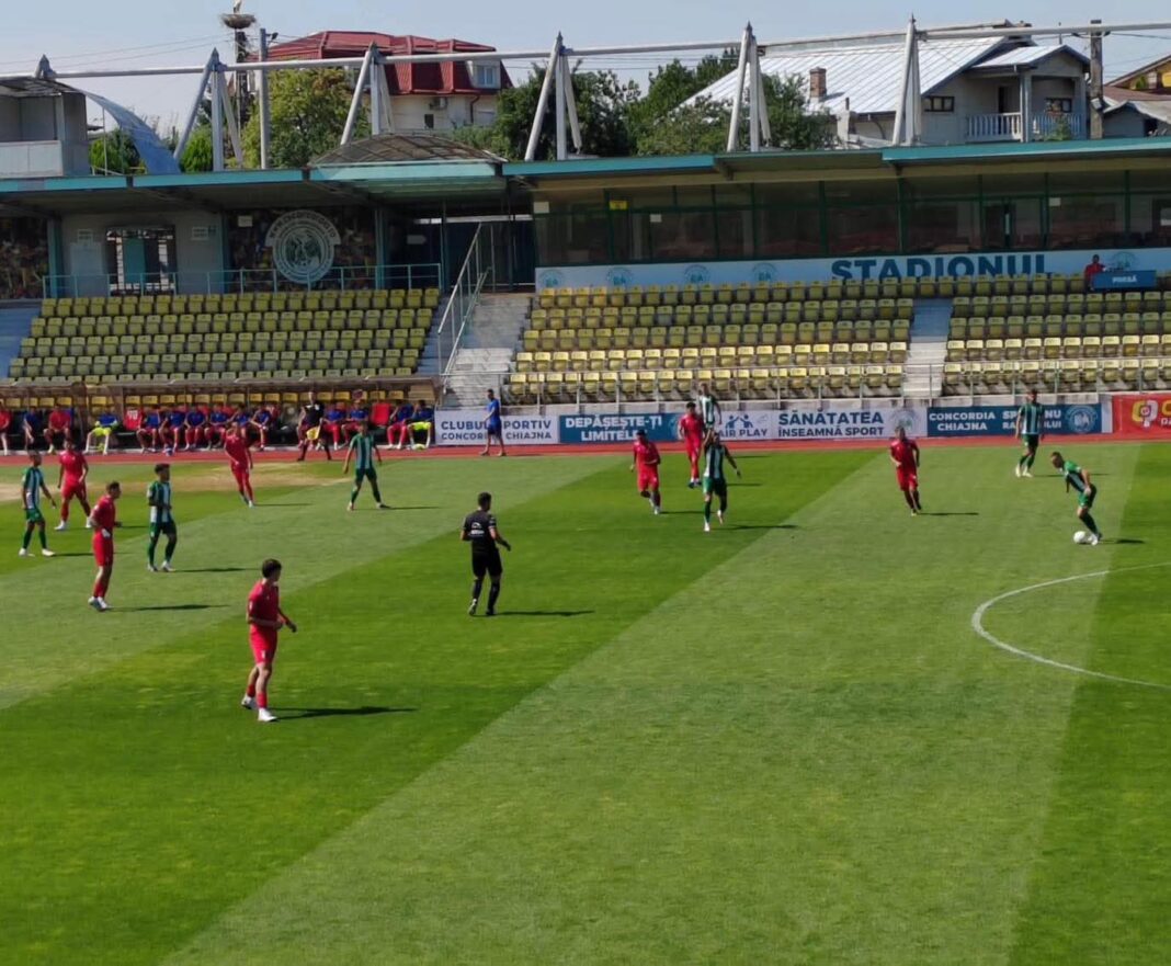 Chindia Târgoviște, victorie categorică în amicalul cu Concordia Chiajna: 5–1 pentru roș-albaștri