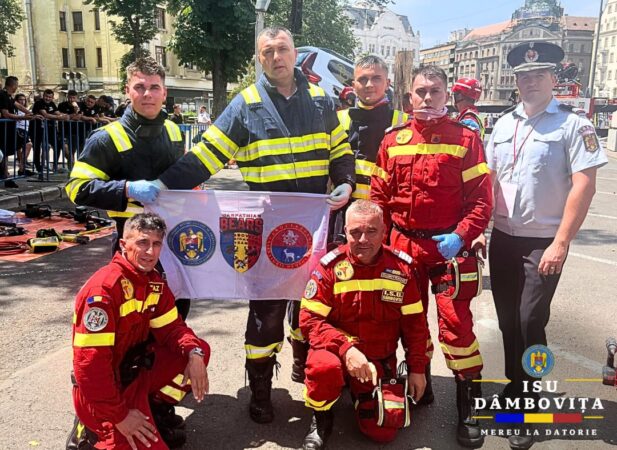 ISU Dâmbovița, la înălțime la Competiția Națională de Descarcerare și Prim Ajutor de la Timișoara