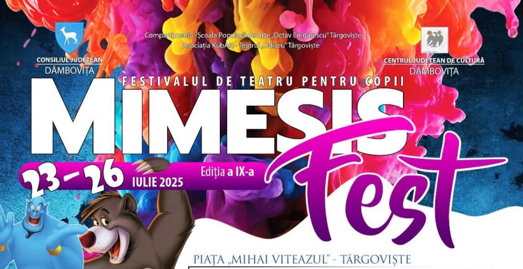 Mâine începe „Mimesis Fest”, ediția a IX-a, la Târgoviște