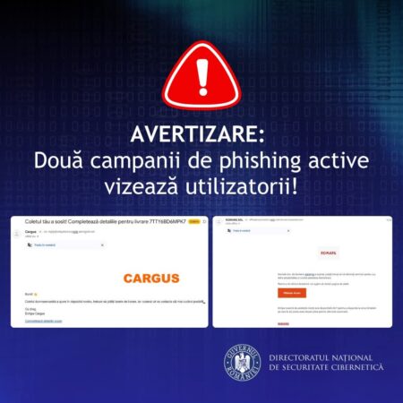 Pericol online: Email-uri și SMS-uri false încearcă să fure bani și date personale Pericol online: Email-uri și SMS-uri false încearcă să fure bani și date personale