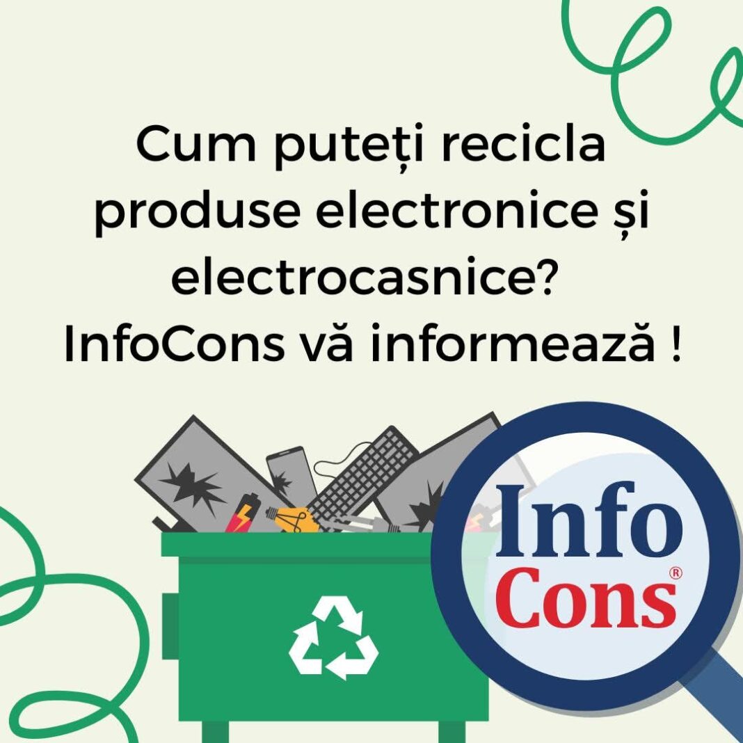 Reciclarea corectă a echipamentelor electrice și electronice, un gest simplu, un impact real asupra mediului