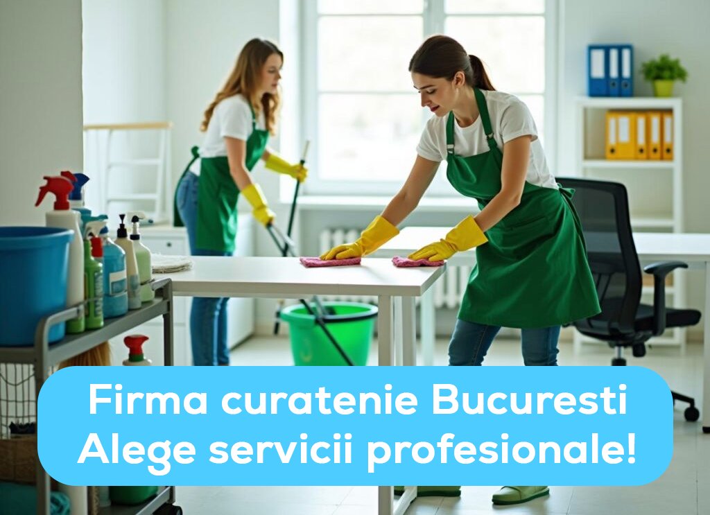 Firma curatenie Bucuresti - Alege servicii profesionale!