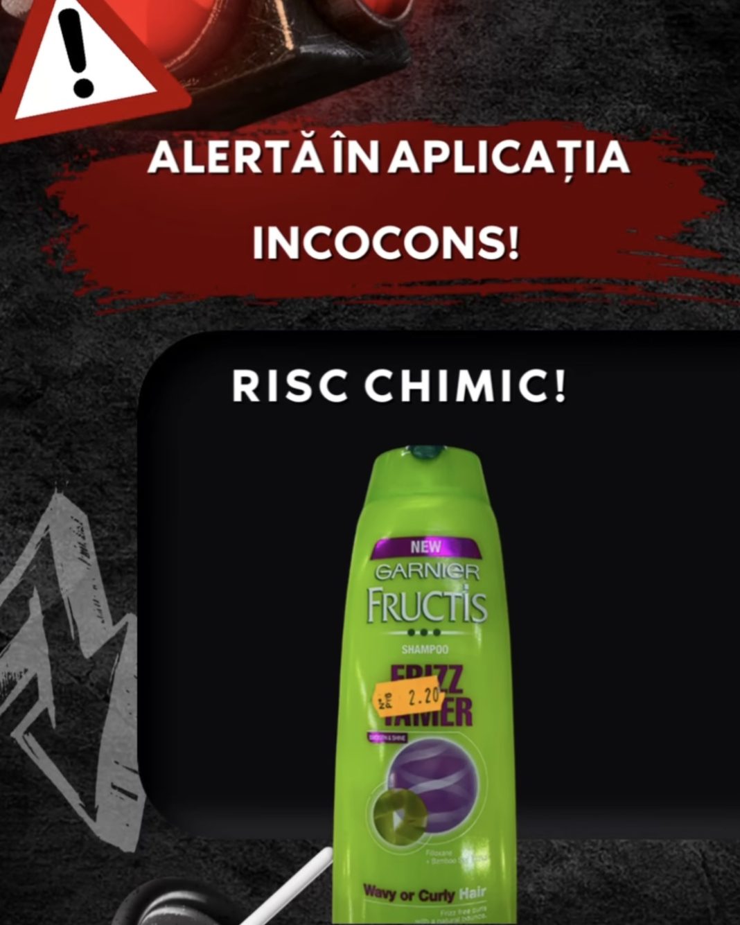 ALERTĂ InfoCons: Șampon Garnier 250 ml, RETRAS de pe piață pentru risc chimic major