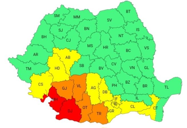 Caniculă și nopți tropicale în Dâmbovița, cod galben de disconfort termic ridicat