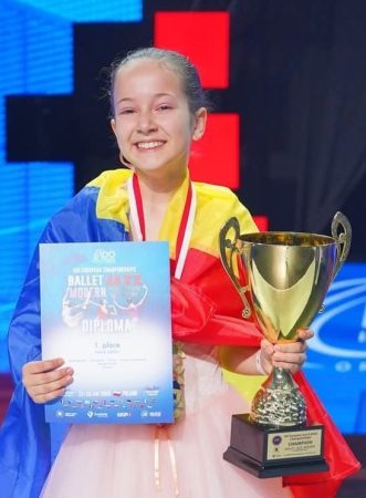 Daria, campioană europeană la balet, țintește podiumul mondial