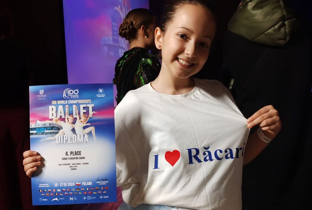 Daria, campioană europeană la balet, țintește podiumul mondial