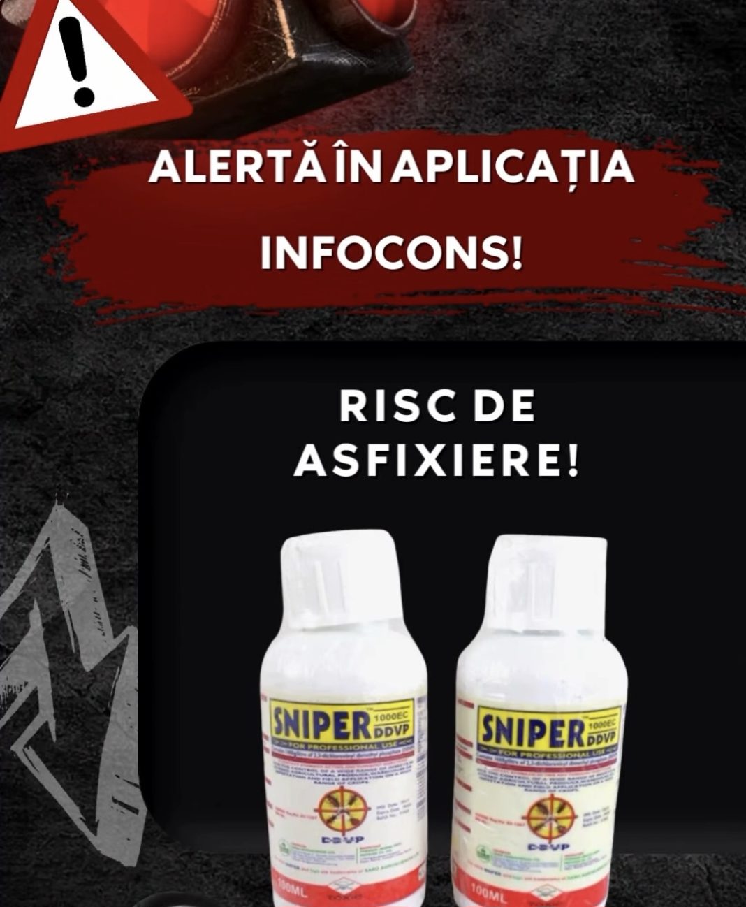 InfoCons avertizează: Insecticidul SNIPER, vândut online, conține substanță toxică interzisă în UE!