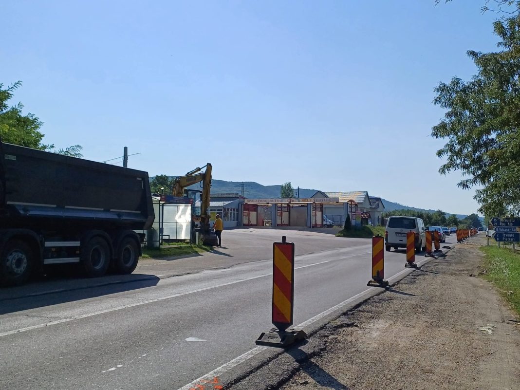 Lucrări de modernizare pe DN72A, la Voinești: Măsuri pentru siguranța șoferilor