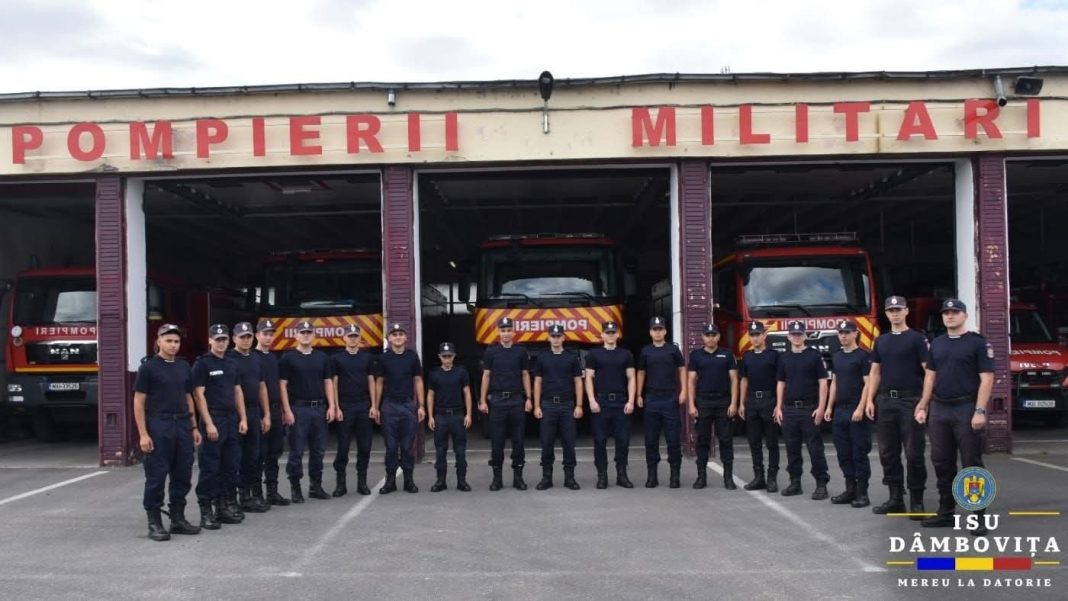 18 elevi ai Școlii de Subofițeri de Pompieri încep stagiul de practică la ISU Dâmbovița