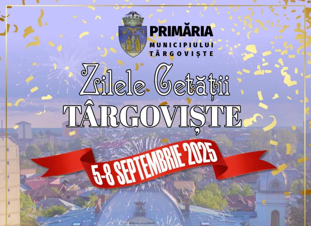 În perioada 5 – 8 septembrie 2025, Târgoviștea va deveni centrul distracției și al culturii din județ. Zilele Cetății revin cu un program bogat, care combină tradiția, arta, sportul și spectacolele de top. Pe parcursul celor patru zile, locuitorii orașului și turiștii sunt așteptați să participe la târguri de meșteșugari și produse culinare, expoziții de artă și arhitectură, competiții sportive, dar și la concerte susținute de artiști îndrăgiți, culminând cu un spectacol de lasere și artificii. Evenimentele se vor desfășura în mai multe locații din oraș – Parcul Chindiei, Scuarul Primăriei, Centrul Vechi, Cinema Independența, Muzeele din Târgoviște și Complexul Turistic de Natație – oferind activități pentru toate vârstele, de la cei mici până la seniori. Ziua de 8 septembrie, când Târgoviștea își serbează oficial ziua, va fi marcată prin slujba religioasă la Catedrala Mitropolitană, procesiune pe străzile orașului și ședința festivă a Consiliului Local Municipal la Curtea Domnească.