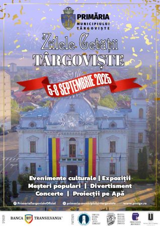 În perioada 5 – 8 septembrie 2025, Târgoviștea va deveni centrul distracției și al culturii din județ. Zilele Cetății revin cu un program bogat, care combină tradiția, arta, sportul și spectacolele de top.

Pe parcursul celor patru zile, locuitorii orașului și turiștii sunt așteptați să participe la târguri de meșteșugari și produse culinare, expoziții de artă și arhitectură, competiții sportive, dar și la concerte susținute de artiști îndrăgiți, culminând cu un spectacol de lasere și artificii.

Evenimentele se vor desfășura în mai multe locații din oraș – Parcul Chindiei, Scuarul Primăriei, Centrul Vechi, Cinema Independența, Muzeele din Târgoviște și Complexul Turistic de Natație – oferind activități pentru toate vârstele, de la cei mici până la seniori.

Ziua de 8 septembrie, când Târgoviștea își serbează oficial ziua, va fi marcată prin slujba religioasă la Catedrala Mitropolitană, procesiune pe străzile orașului și ședința festivă a Consiliului Local Municipal la Curtea Domnească.