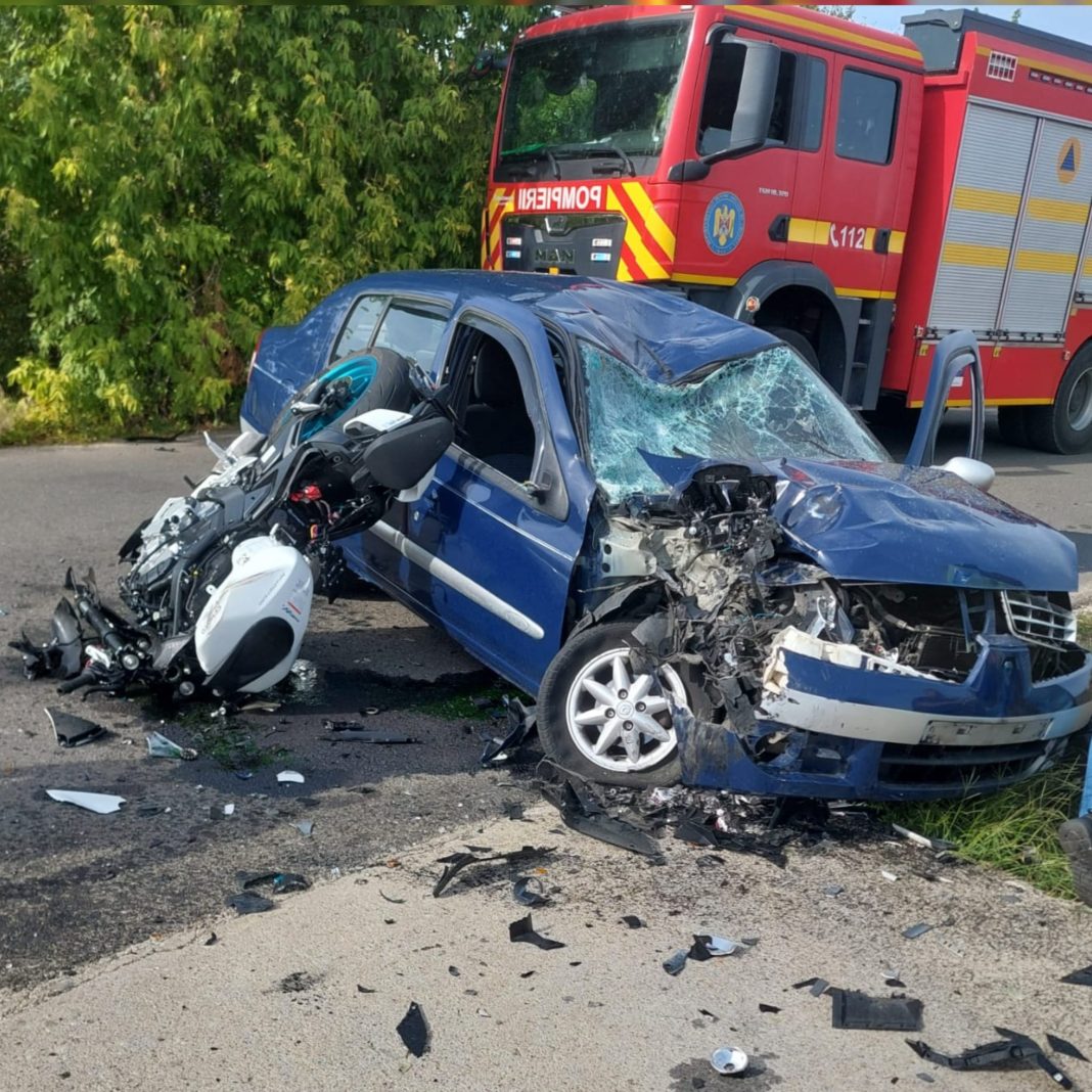 Accident mortal între Cosoba și Brezoaele: Un motociclist a decedat, șoferul autoturismului este rănit