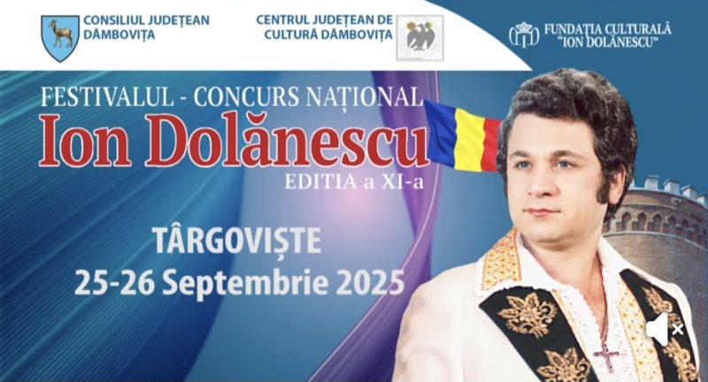 Festivalul–concurs național „Ion Dolănescu” revine la Târgoviște cu ediția a XI-a Festivalul–concurs național „Ion Dolănescu” revine la Târgoviște cu ediția a XI-a