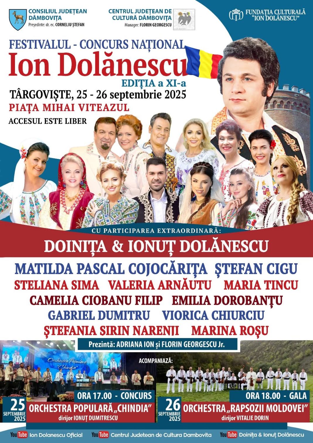 Festivalul–concurs „Ion Dolănescu” revine în ediția a XI-a