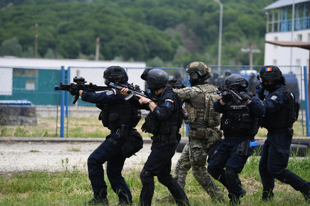 Jandarmeria Română organizează exercițiul internațional „Carpathian Blue Shield” la Ochiuri
