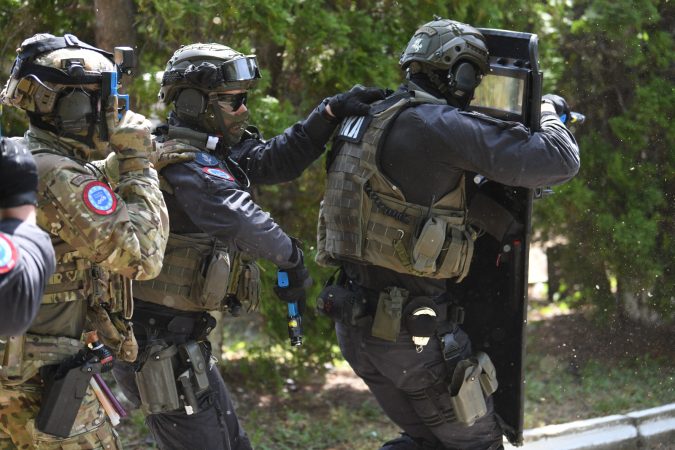 Jandarmeria Română organizează exercițiul internațional „Carpathian Blue Shield” la Ochiuri în județul Dâmbovița 