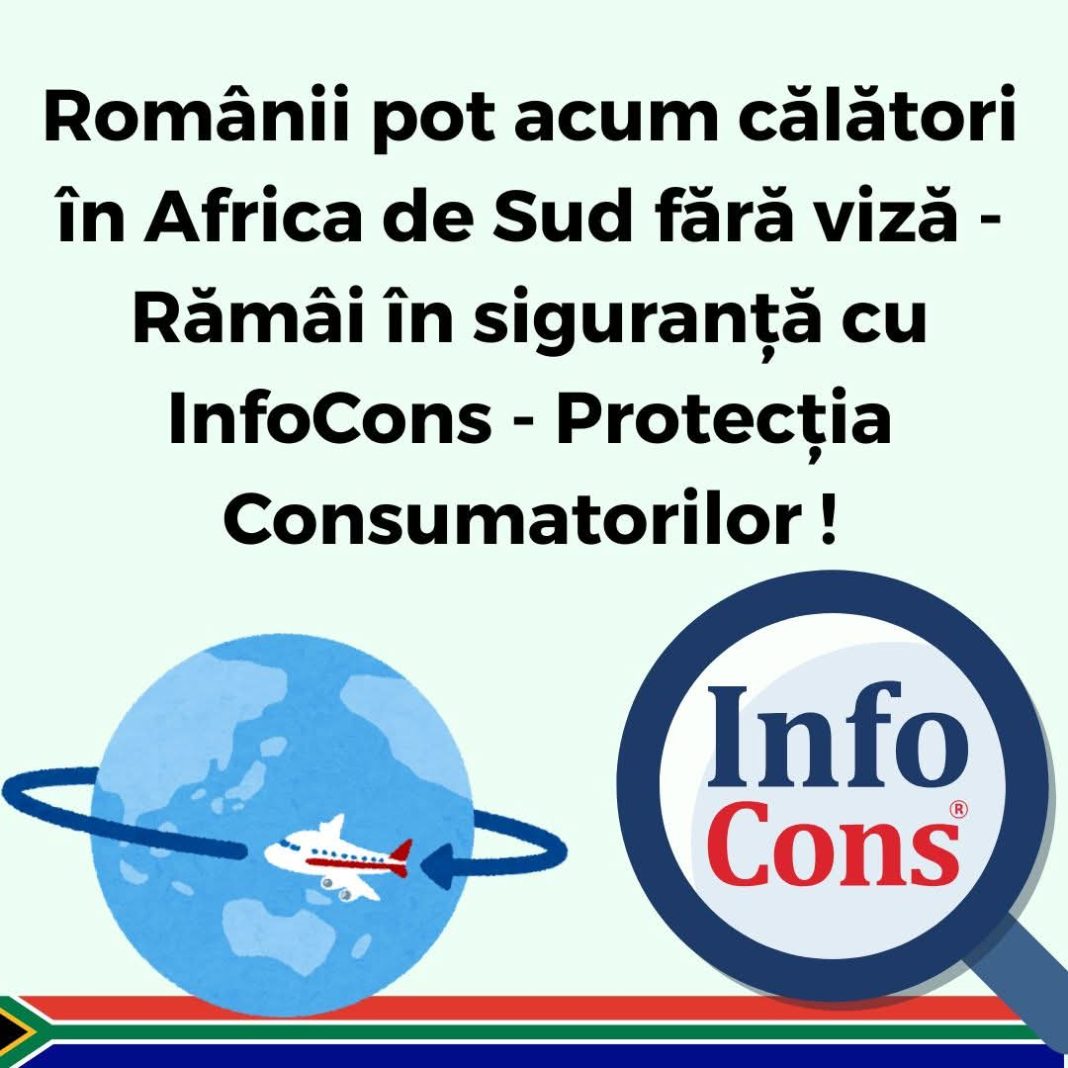 Românii pot călători fără viză în Africa de Sud pentru perioade de până la 90 de zile
