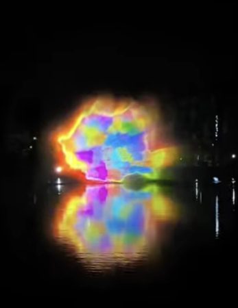 Spectacol de lumini pe Lacul Chindia în a doua seară a Zilelor Cetății Târgoviște 2025