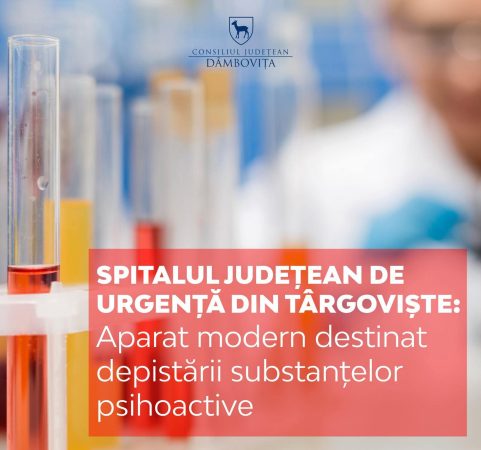 Spitalul Județean Târgoviște investește într-un aparat ultraperformant pentru depistarea drogurilor Spitalul Județean Târgoviște investește într-un aparat ultraperformant pentru depistarea drogurilor