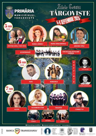 Târgoviște se pregătește pentru Zilele Cetății 2025: De mâine, patru zile de cultură, tradiție și distracție 