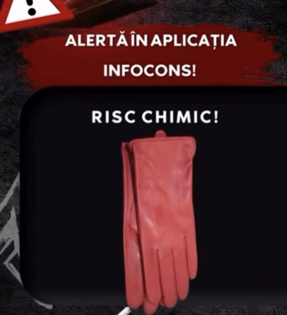 ALERTĂ CONSUMATORI: Mănuși de piele roșie pentru femei cu risc chimic ALERTĂ CONSUMATORI: Mănuși de piele roșie pentru femei cu risc chimic