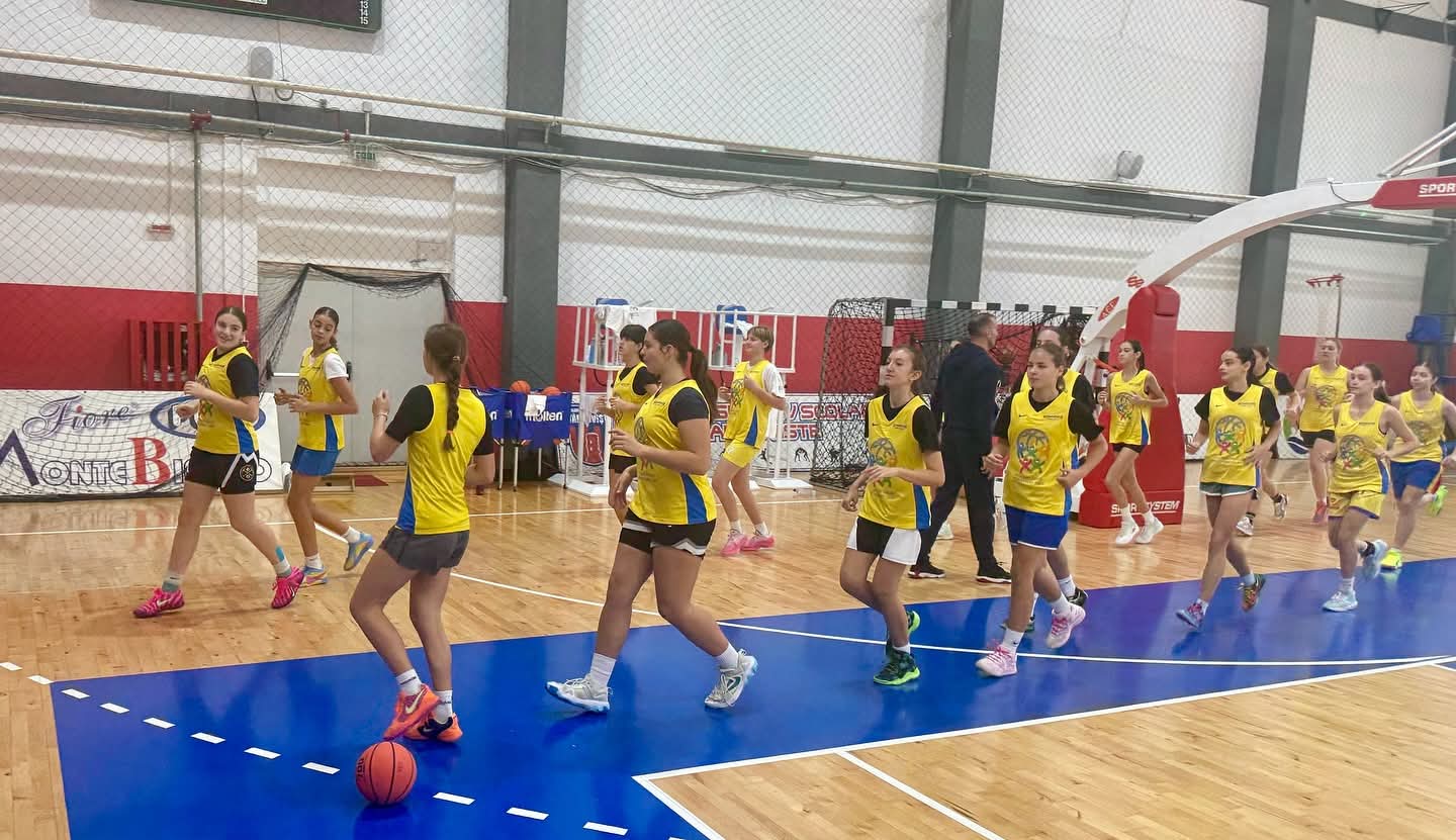 Camp Național FIBA Youth Development Fund la Târgoviște: Viitorii jucători de baschet se pregătesc intens