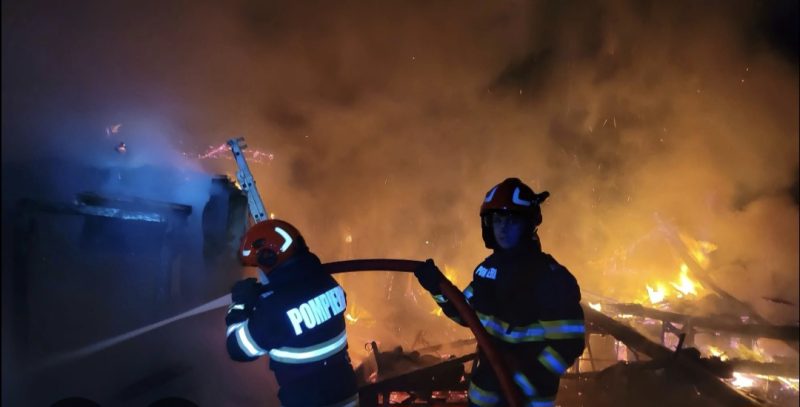 Incendiu la locuință în Bilciurești – pompierii au intervenit prompt