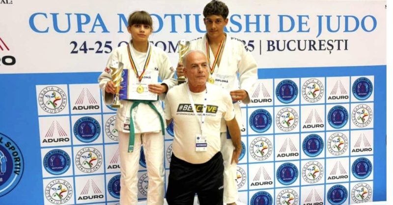 Judocanii târgovișteni au strălucit la Cupa Internațională Motiuashi: 2 medalii de aur, una de argint și una de bronz