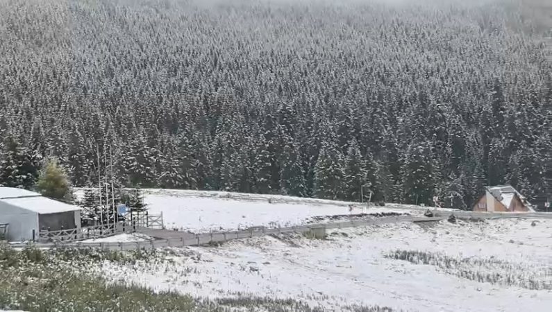 Ninge în zona montană Padina-Peștera: autoritățile recomandă prudență maximă.VIDEO